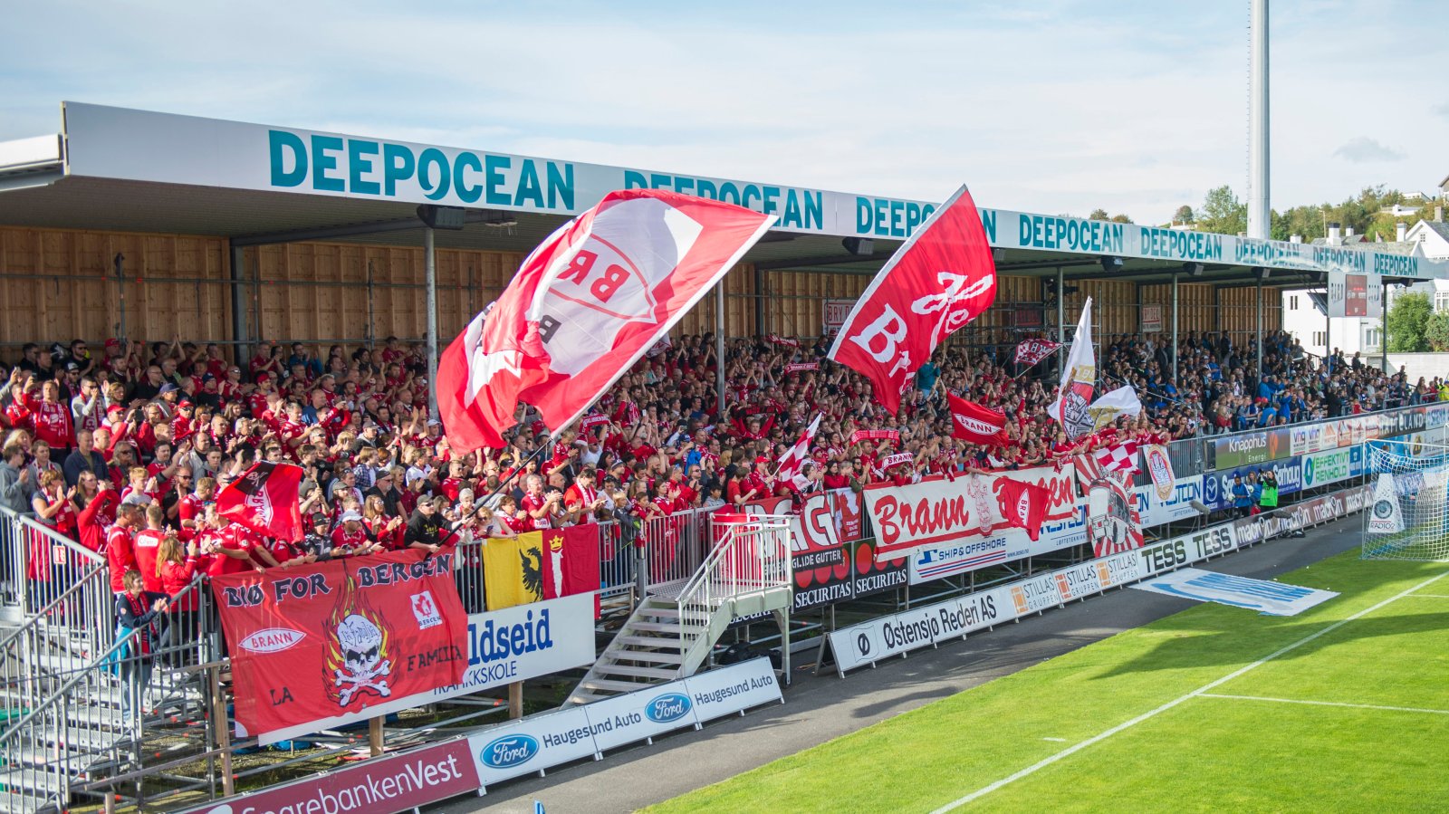 Brann tilskuere fans supportere Haugesund