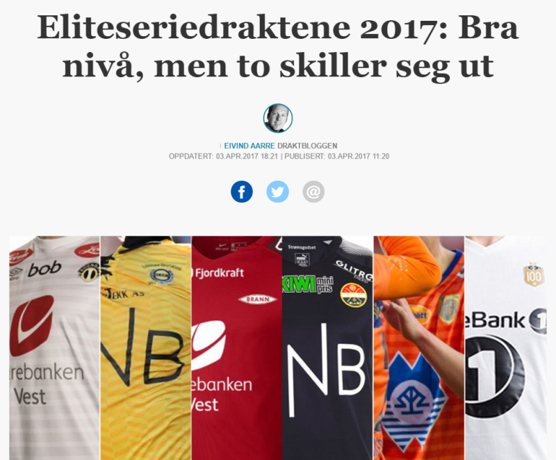 Skjermdump fra Draktbloggen.