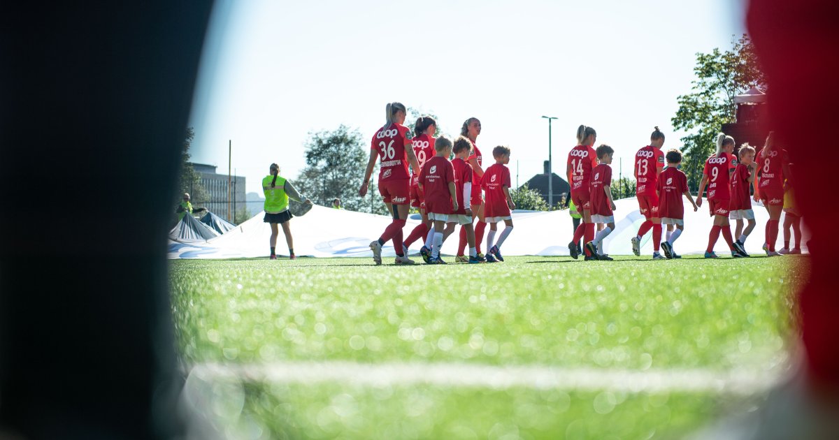 Før kampen Brann Kvinner LSK Kvinner / Brann