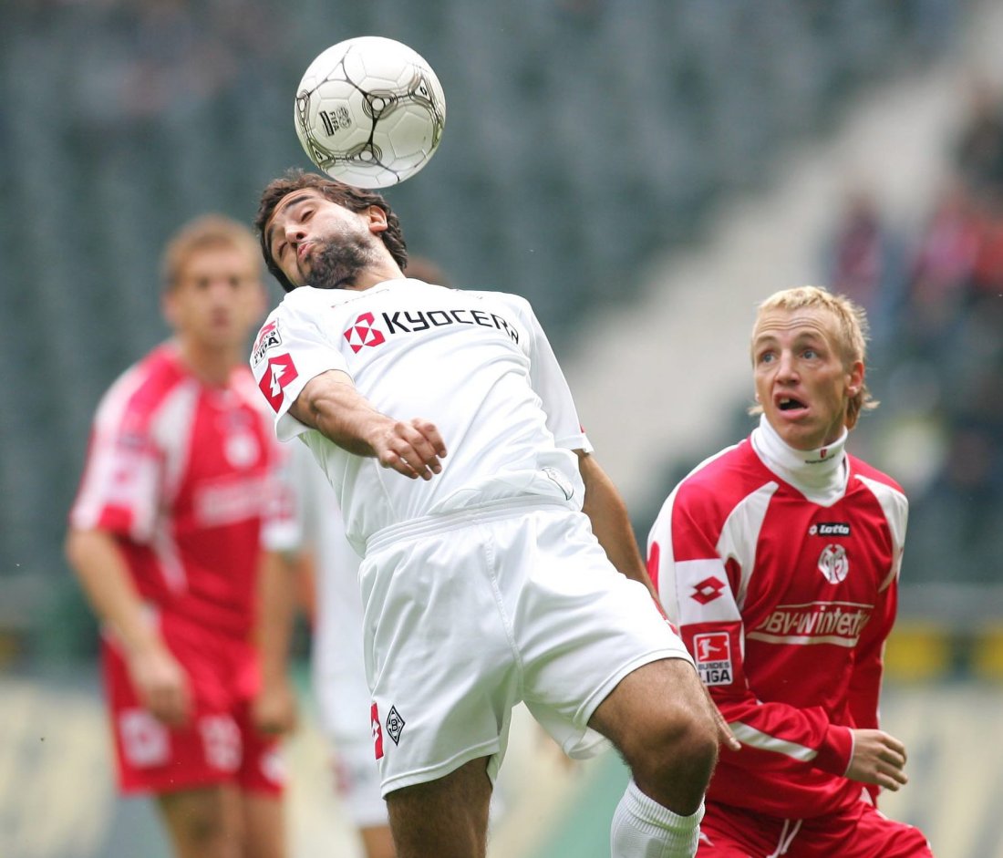BUNDESLIGA: Hassan El Fakiri i kamp mot Mainz da han spilte for Borussia Mönchengladbach.