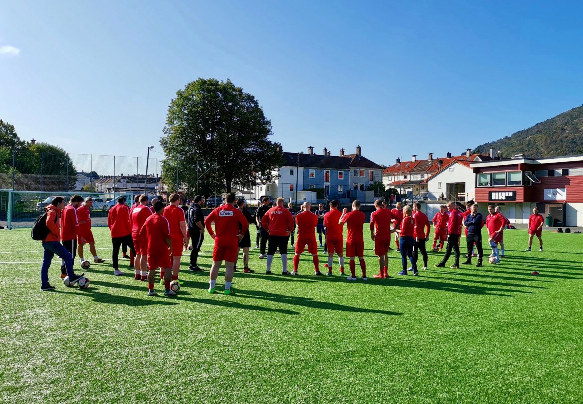 Felles trening.