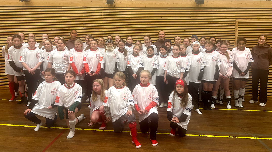 Fra Thon-klubbbesøket på Fusa.