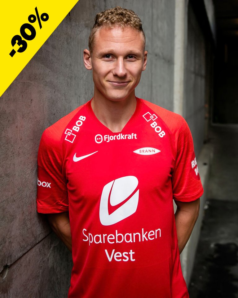 Nike SK Brann Hjemmedrakt 2019 20 Taylor 1080x1350 med tilbudstekst