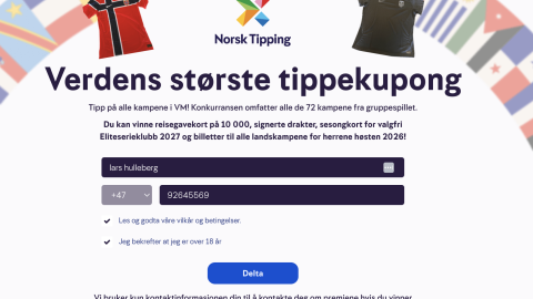 Prøv deg på Verdens største tippekupong