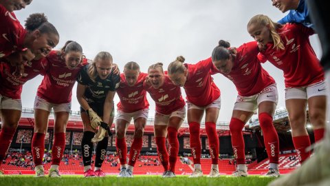 Før kampen: Brann–HJK
