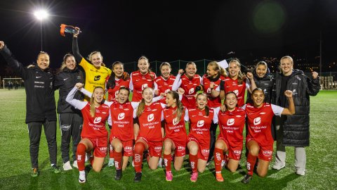  Brann 2 Kvinner vant sin aller første seriekamp 